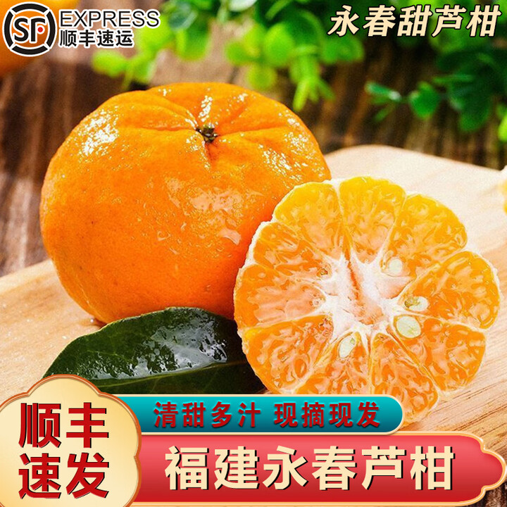 南步福建永春芦柑【顺丰速发】当季新鲜橘子现摘甜椪碰柑水果年货礼盒 6斤 精选大果【单果75mm+】【图片 价格 品牌 报价】-京东