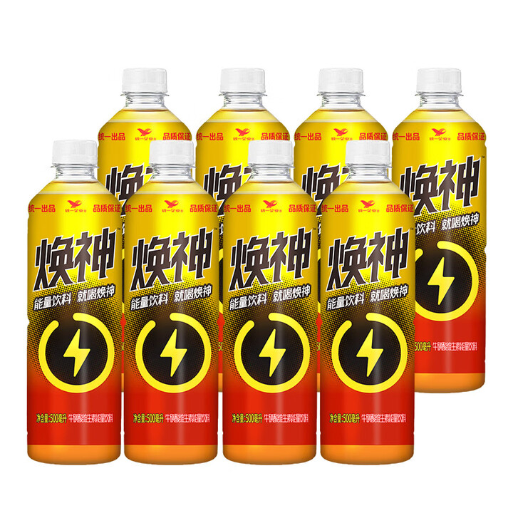 统一焕神牛磺酸维生素能量饮料饮品500ml*8瓶/18瓶 焕神能量饮料500ml*8瓶【图片 价格 品牌 报价】-京东