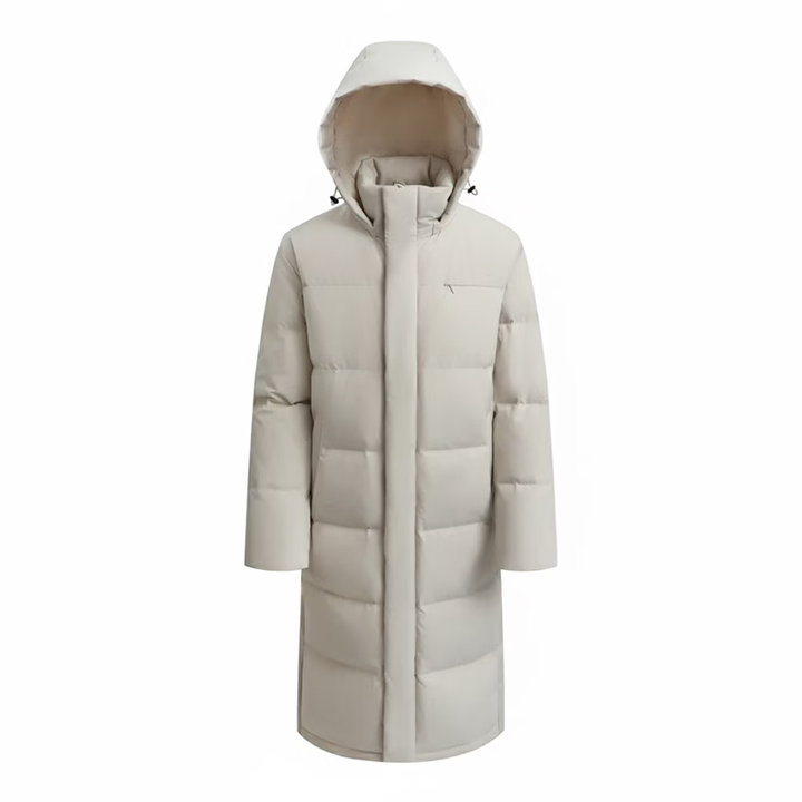 凡客诚品(VANCL)凡客新款长款连帽加厚羽绒服冬季休闲保暖 浅卡其 2XL【图片 价格 品牌 报价】-京东