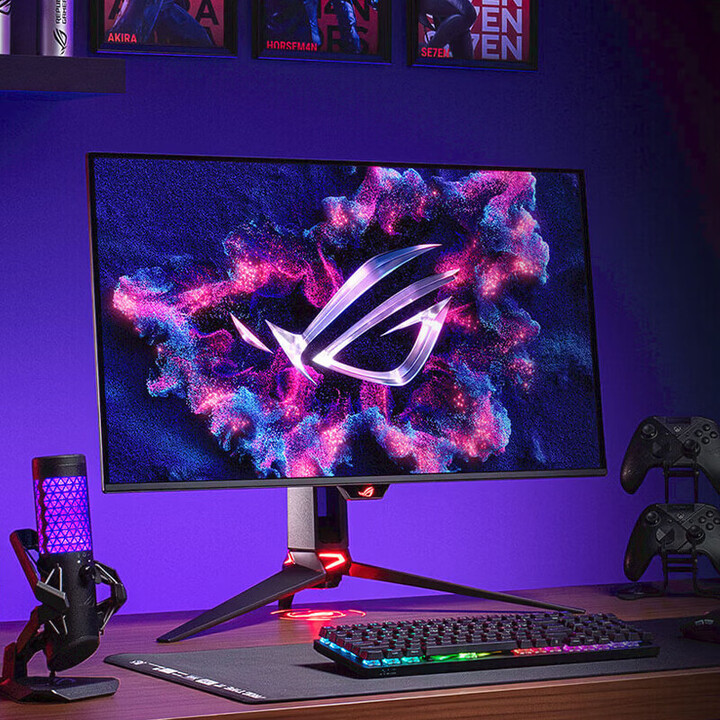 ROG超神32 3代 PG32UCDM3 32英寸第四代QD-OLED技术4K240Hz电竞游戏显示器0.03ms响应HDR500 DP2.1 ...