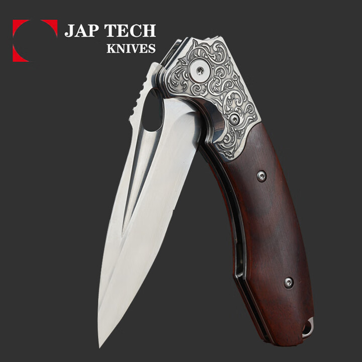 JAPTECH日本科技 M390粉末钢户外战术高硬度小刀EDC折叠刀