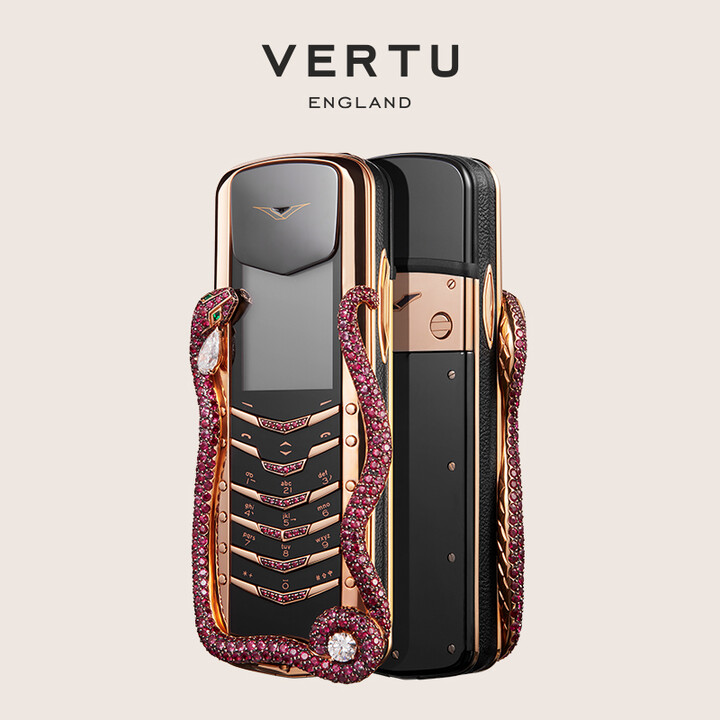 VERTU威图纬图官方奢品手机 Signature眼镜蛇 顶奢定制限量版款 高端商务特色手机送礼臻品奢华礼盒最贵 眼镜蛇限量版