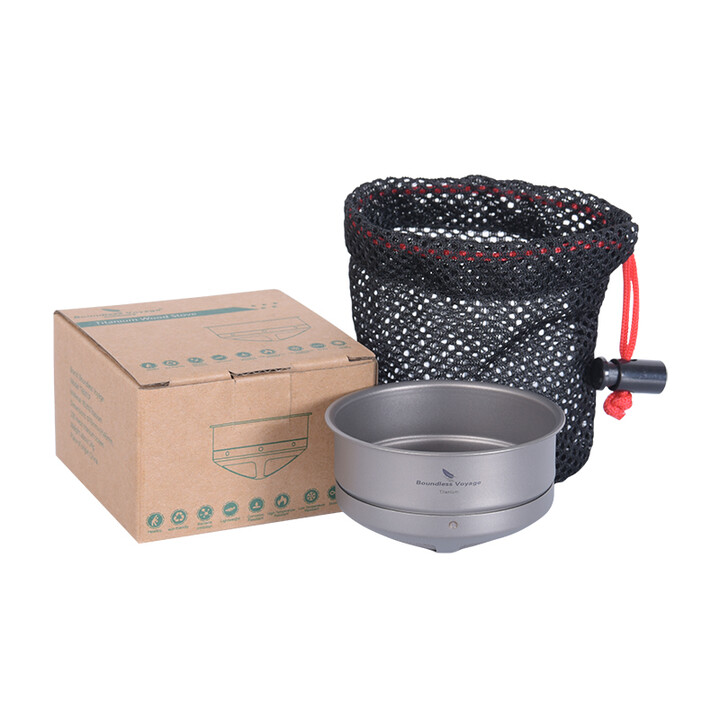 必唯（BOUNDLESS VOYAGE） 纯钛咖啡过滤网多用茶滤户外茶漏泡茶茶隔细密分体悬挂漏斗隔茶 Ti6001P （钛色）