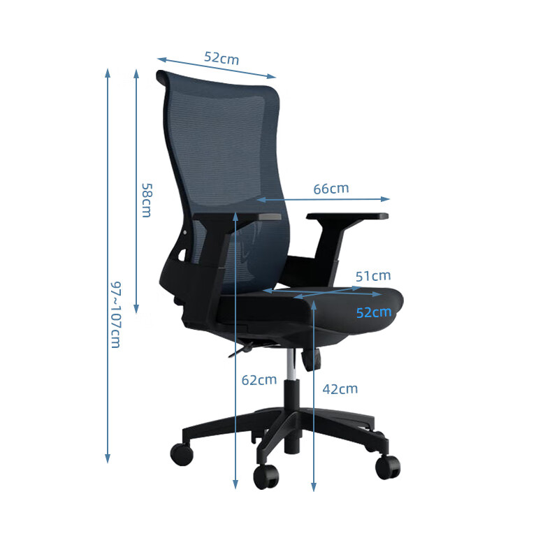 臻远ZY-6615办公椅弓形椅电脑椅职员椅会议椅子家用网面椅靠背椅 黑胶