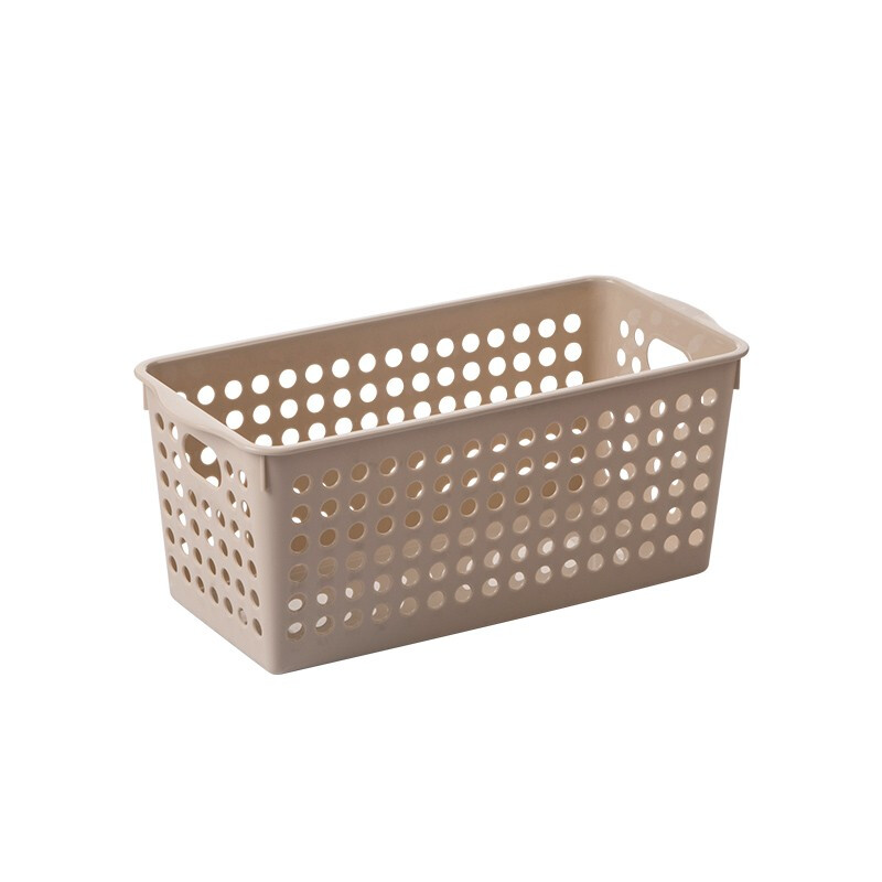 茶花（CHAHUA）茶花收纳筐厨房蔬菜水果筐果蔬收纳整理筐文具收纳盒收纳筐小号2898 蓝色4个装-2898