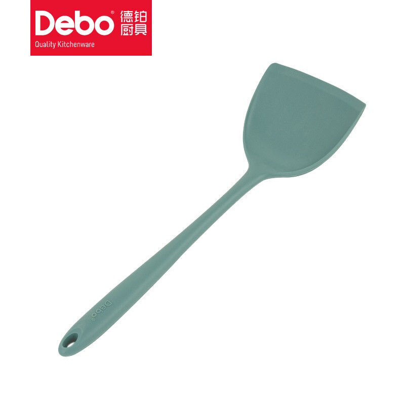 Debo 德铂海格威硅胶汤勺锅铲二件套 绿色