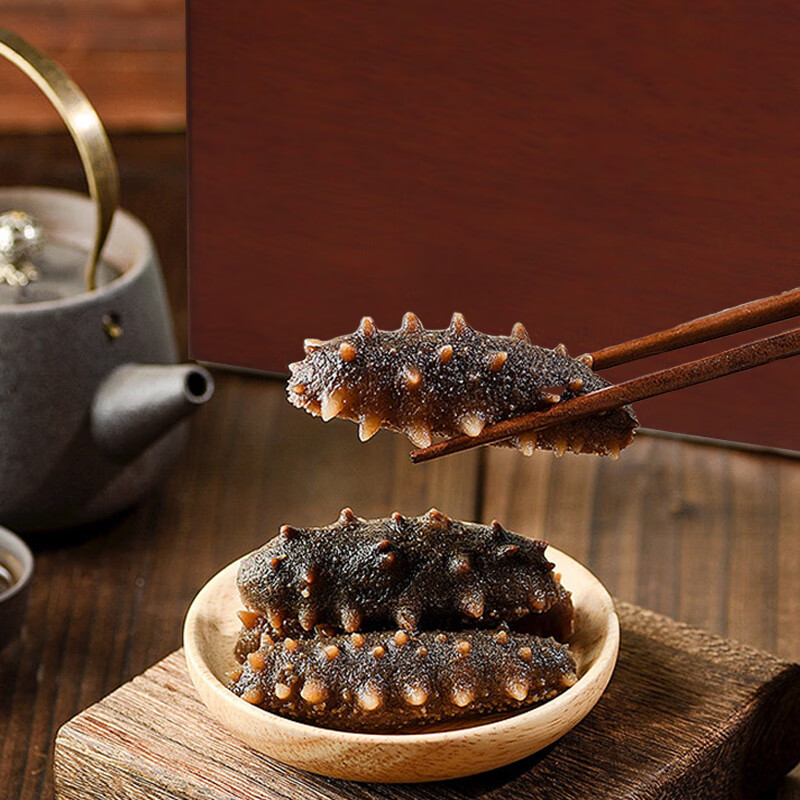 塞翁福 大连底播海参干货辽刺参海鲜水产礼盒 AAAA干海参400g