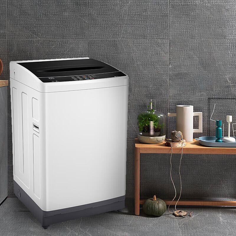 TCL8公斤全自动洗衣机智能控制一键脱水洗涤护衣TB-V80（TB-V80A）亮灰色