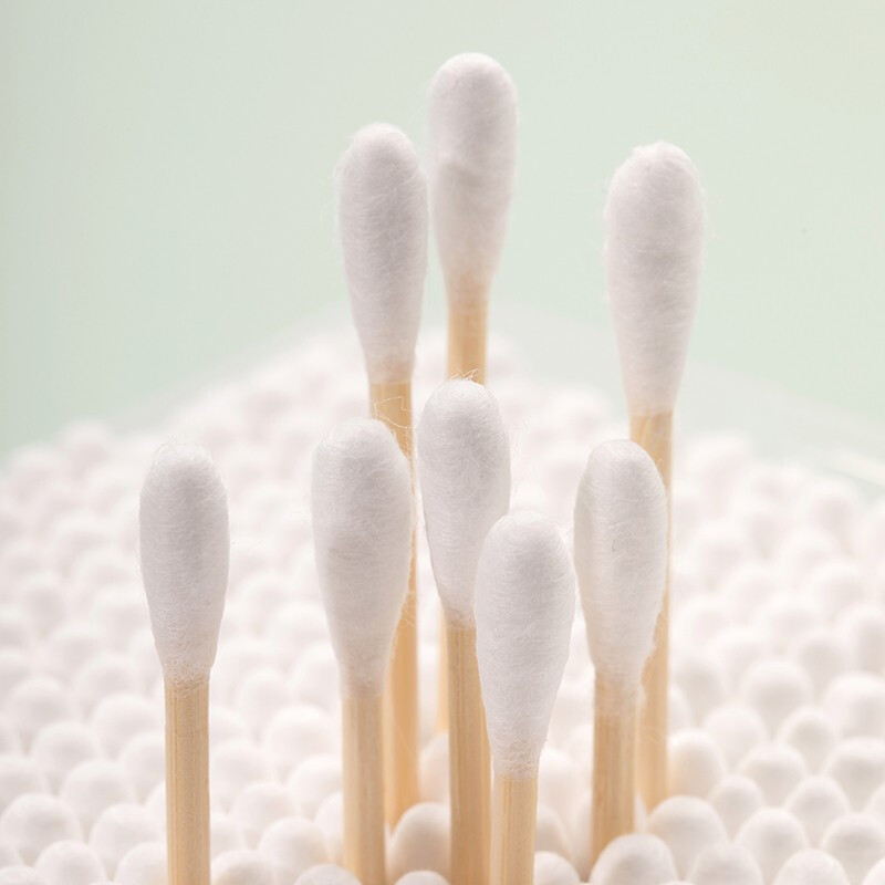 茶花家用坚韧双头竹轴棉签日用耳鼻化妆棉签 坚韧双头竹轴棉签（500支）
