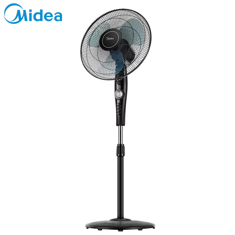 美的（Midea）落地电风扇可升降定时400mm家用落地扇三叶强风扇立式16吋风扇FSA40YF（线下同款）