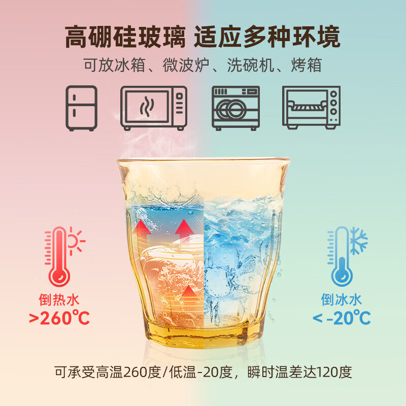 艾逸瑶选 铂萃系列高硼硅玻璃餐具6件套CJ-21132