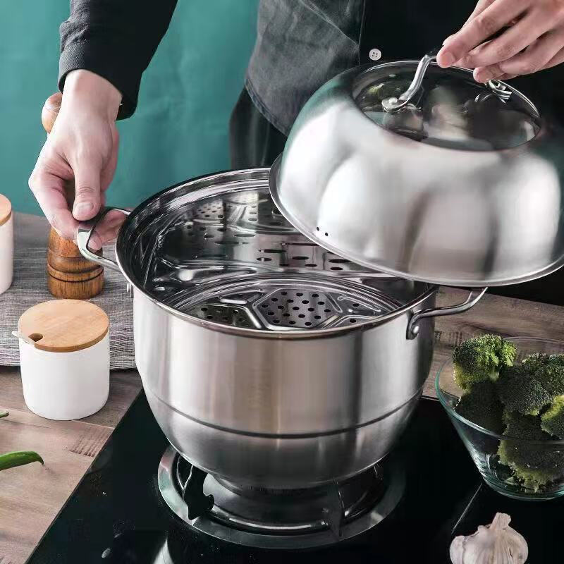 艾逸瑶选 兰斯欧式多用双层蒸锅28CM CJ-21016-2