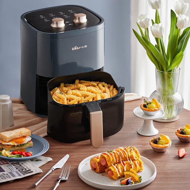小熊（Bear） 空气炸锅 家用无油烟低脂多功能电炸锅 大容量【ZMD安心系列】 QZG-E12Z6