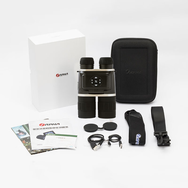 奥尔法（ORPHA）高清双筒夜视仪红外日夜两用录像巡视监察防卫GPS支WIFI DB550L+