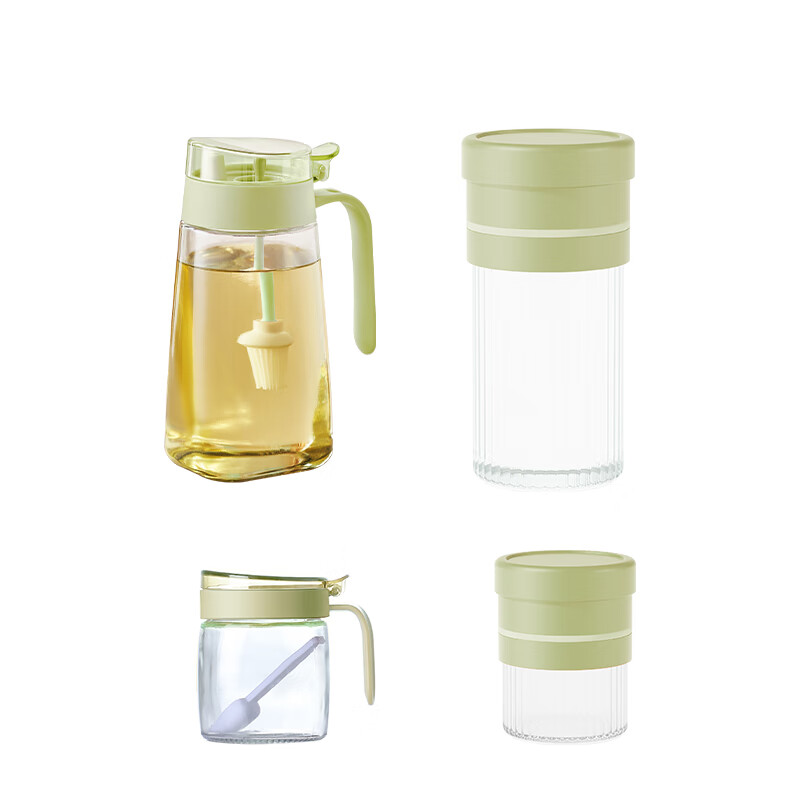 艾逸瑶选 晶萃系列厨房调味储物罐4件套CJ-21126