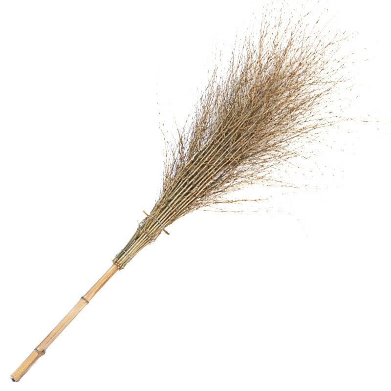 KEERNY环卫大扫把竹扫把扫帚马路扫把扫水扫雪工地厂房竹竿把无叶大扫把一把装