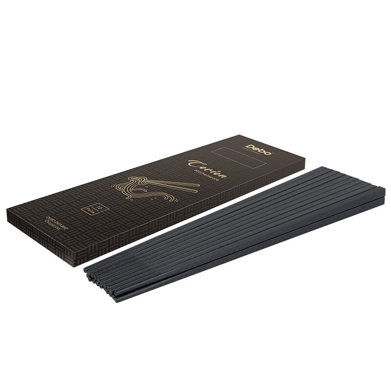 Debo德铂科里恩家用筷子不易发霉易清洗耐高温 10双装