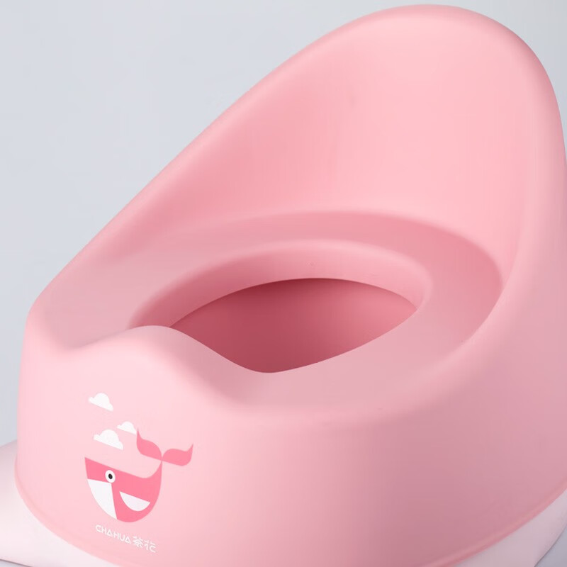 茶花儿童便盆家用儿童坐便器坐便圈男孩尿盆男女宝宝小马桶 婴粉色
