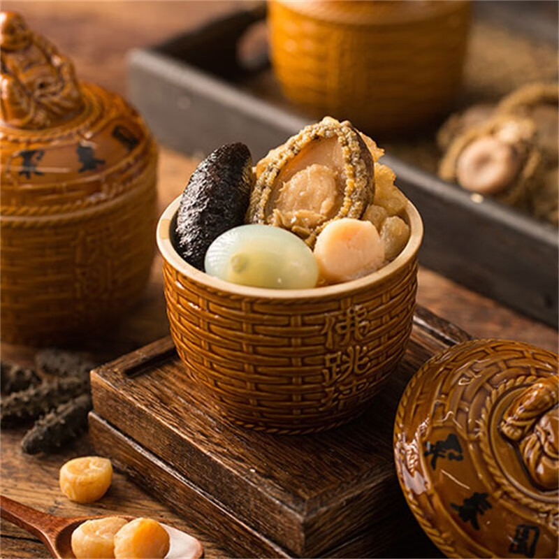 聚春园佛跳墙官方正宗珍鼎佛跳墙三坛装礼盒加热即食鲍鱼花胶年货送礼 珍鼎 300g *6（礼盒装）