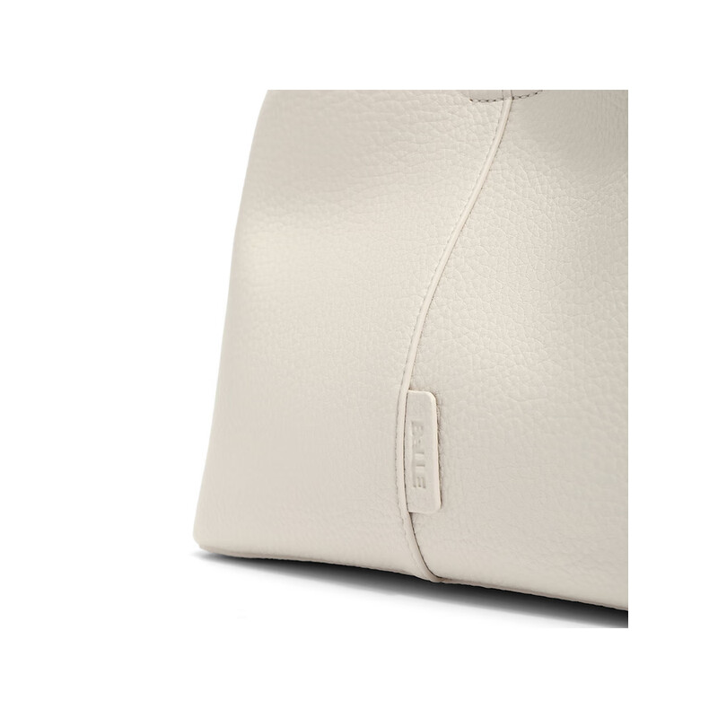 百丽包包女2023秋季新款简约通勤质感单肩斜挎手提托特包X9154CX3 米色 F