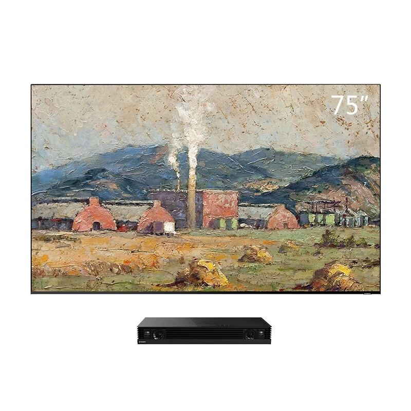 创维壁纸电视 75吋 75Q53L 艺术电视 120Hz高刷 壁画电视无缝贴墙 3+32G 双屏WIFI 电视机