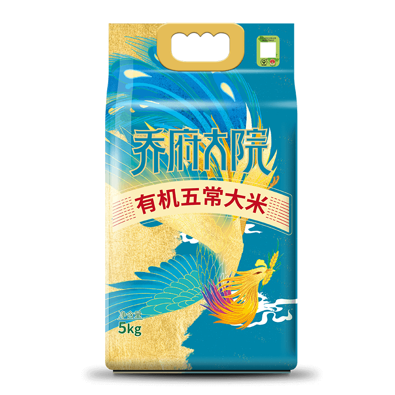 金福乔府大院（QIAOFUDAYUAN） 乔府大院 东北五常有机大米正宗稻花香2号5kg