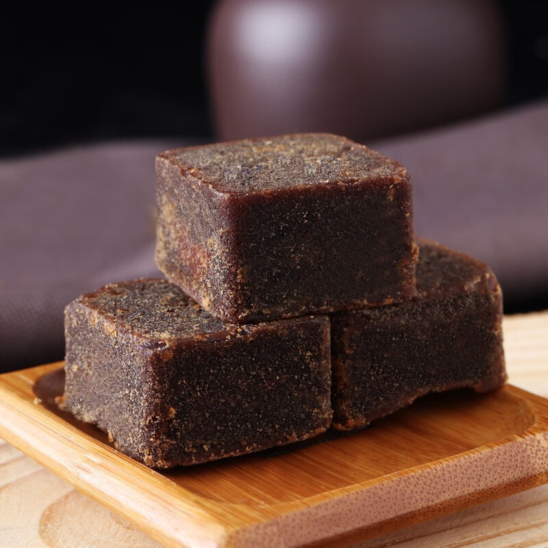 燕之坊 红糖黑糖块纯手工甘蔗古法红糖姜汁玫瑰红阳姜茶单独小包装 鳌古黑糖 360g【约18~20块/盒 】