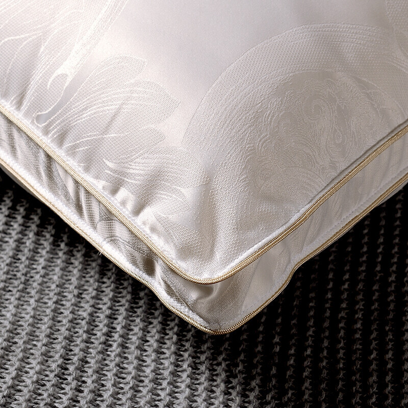 富安娜家纺枕芯 大豆抗菌枕头芯颈椎枕 单人酒店枕一个装 醇享抗菌大豆纤维高枕 70*45cm