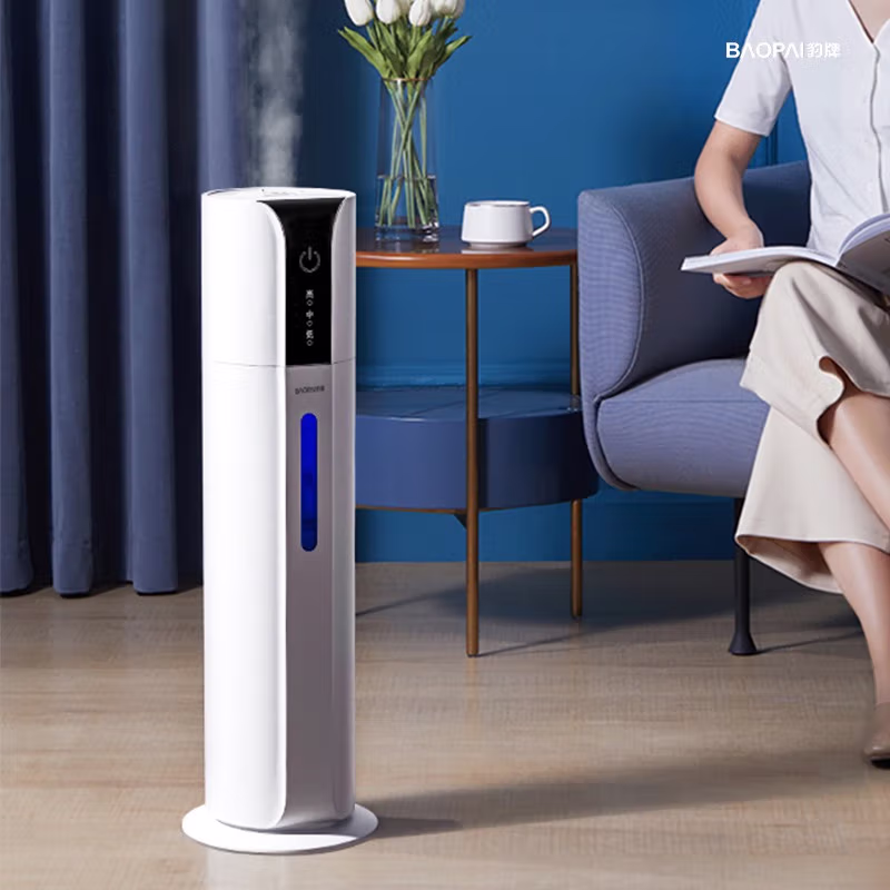 豹牌 超声波加湿器 BP-8055 顶部加水 双开口出雾孔设计 三档雾量调