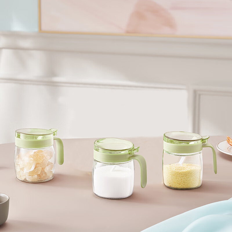 艾逸瑶选 晶萃系列厨房调味储物罐4件套CJ-21126