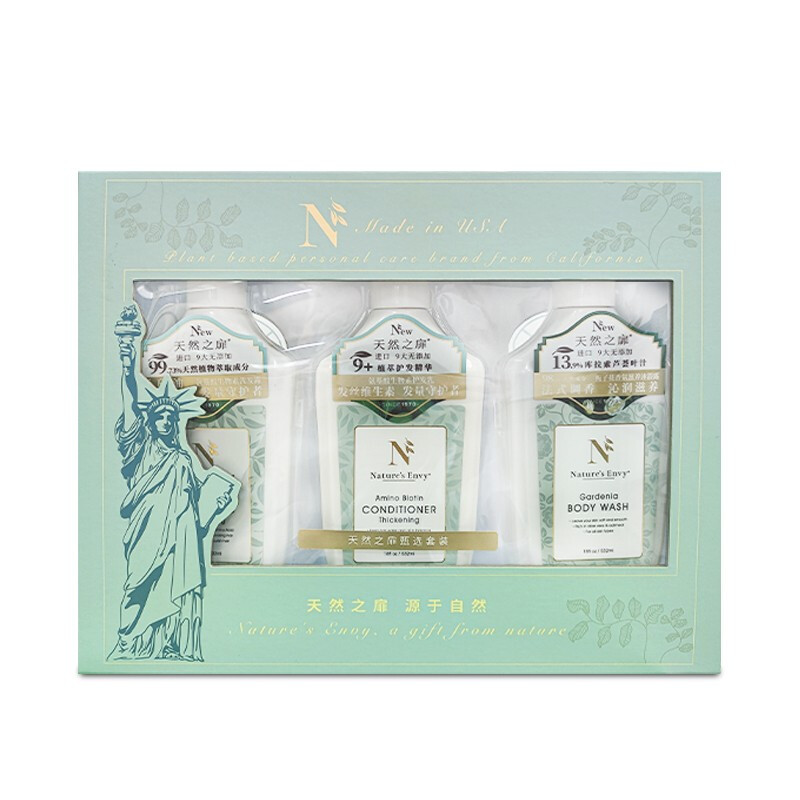 NATURE'S ENVY(天然之扉)氨基酸洗护沐礼盒套装532ml*3
