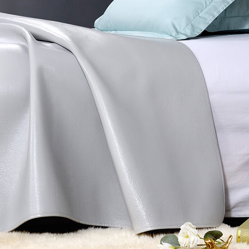 富安娜（FUANNA）牛皮席 空调席真皮软席 整张头层牛皮凉席1米8床 （不含枕套）