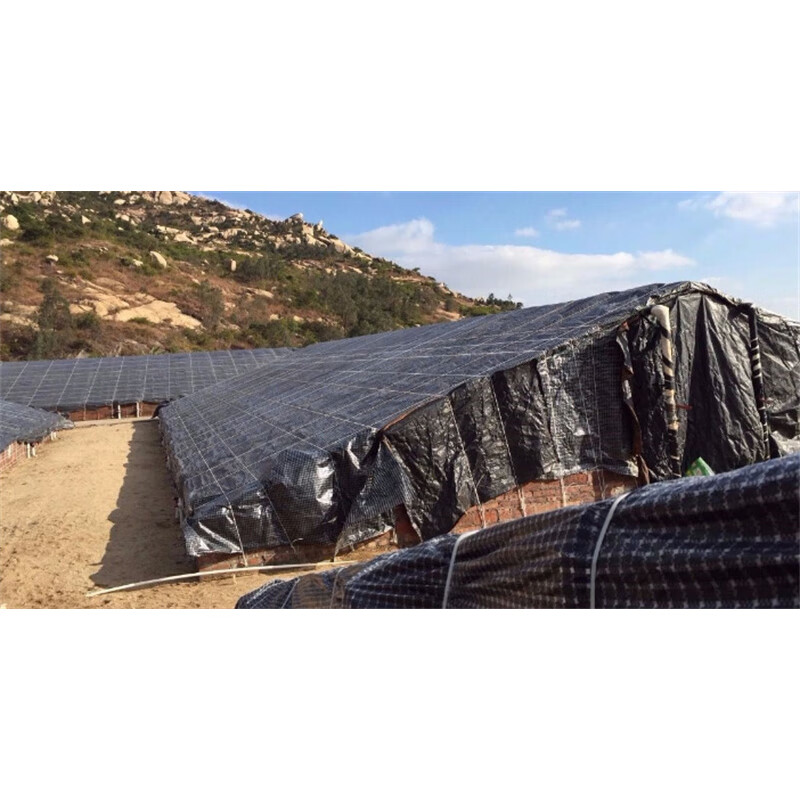 杰士威 黑格布 防水防晒汽货车遮阳雨挡搭棚塑料篷布（3米×50米）