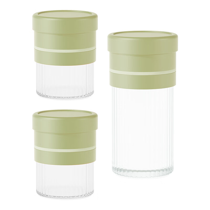 艾逸瑶选 晶萃系列百变储物罐3件套CJ-21075