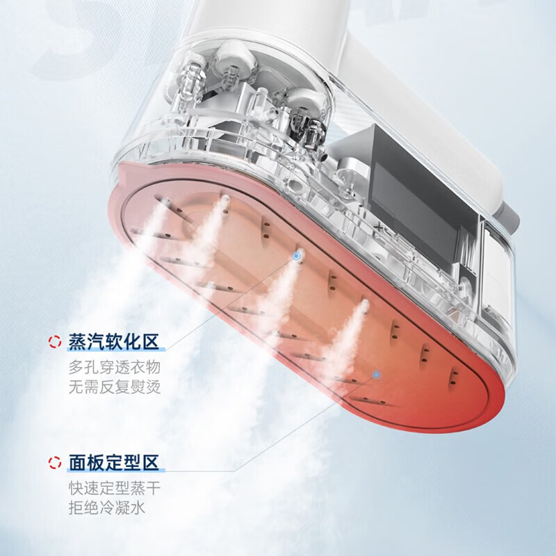 摩飞电器（Morphyrichards）挂烫机 手持挂烫机家用电熨斗 蒸汽熨烫机熨衣机旅游出差便携式MR2032白