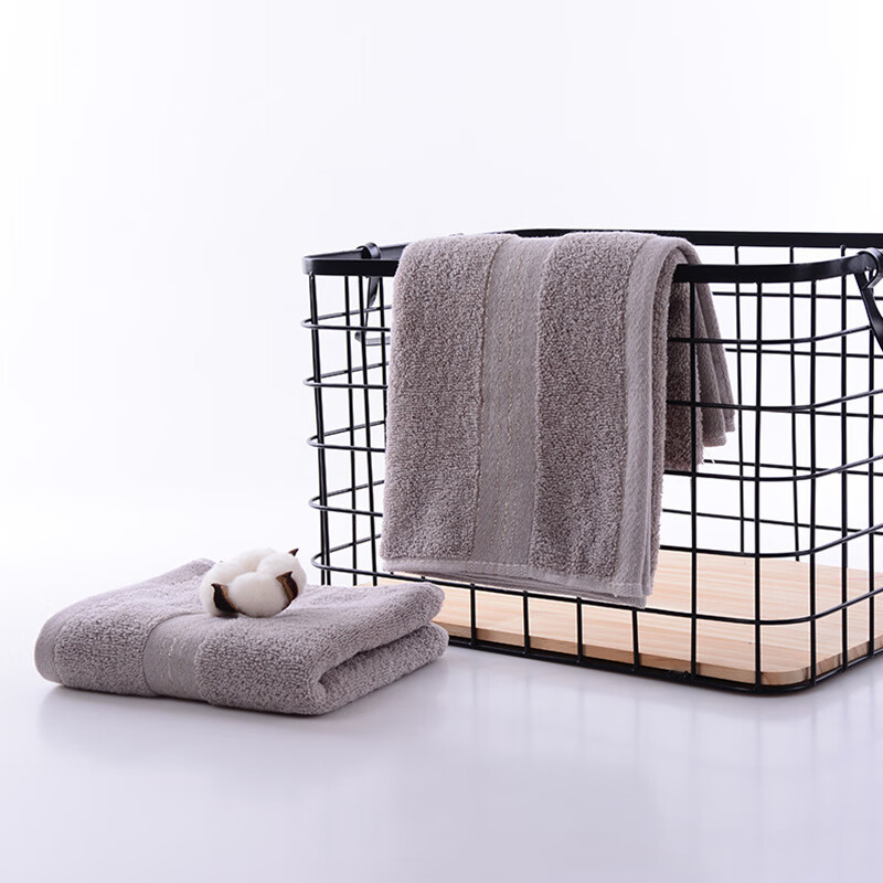 汉司家纺 35*75cm 纯棉亮丝缎毛巾(计价单位：块) 多色