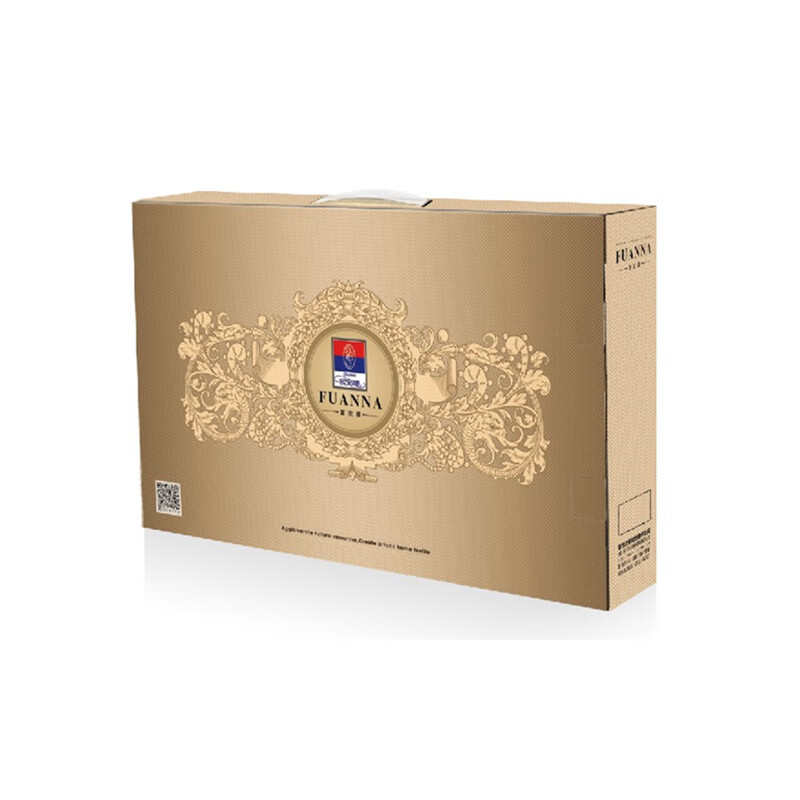 富安娜 床品家纺双人磨毛抗菌床单四件套/漫游天际（被套203*229cm）