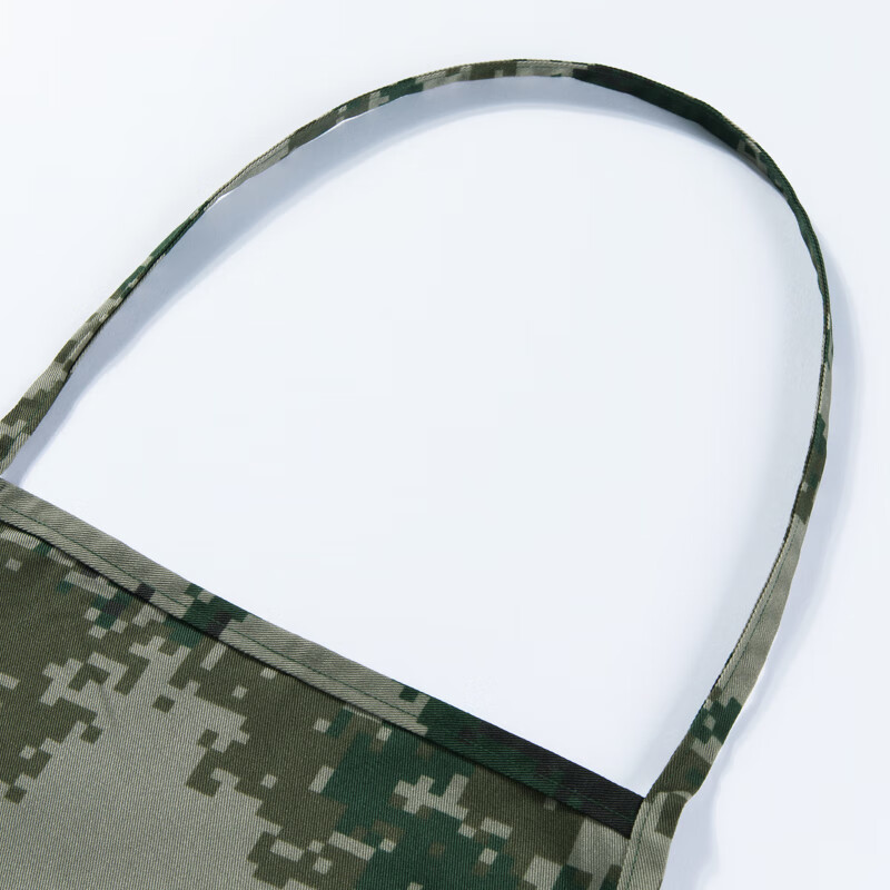 军凯鹏飞夏季水墨纹炊事服厨房工作服套装(上衣+套袖+围裙)