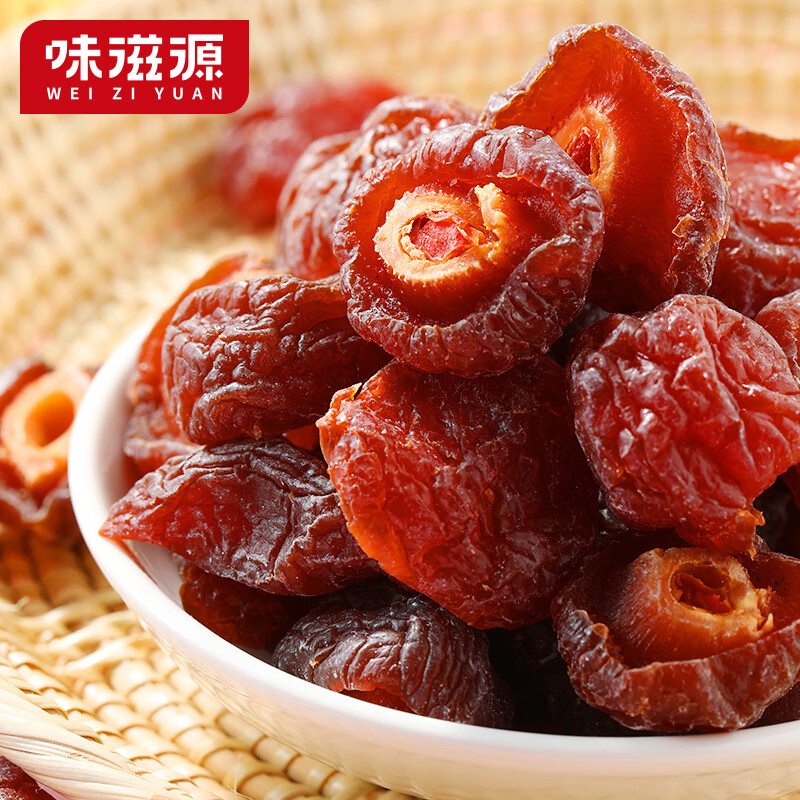 味滋源水果干蜜饯组合系列休闲零食坚果零食任选山楂条果脯小吃 蜂蜜半边梅 45g【1袋】