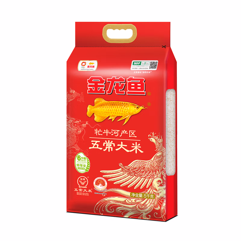 金龙鱼牤牛河产区五常大米5kg