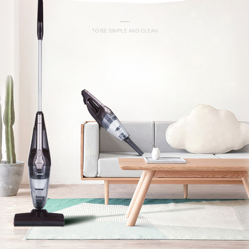 美的（Midea） 吸尘器手持推杆轻巧两用强劲吸力360度旋转防撞软胶 M1-Y