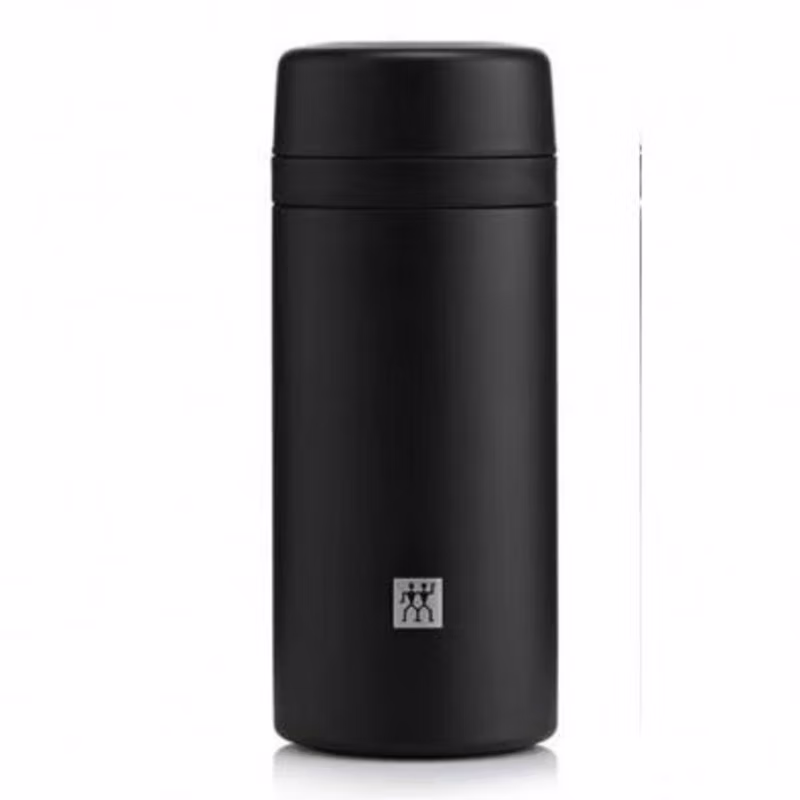 双立人真空保温茶漏杯黑色420ml ZW-BP102/36330-010