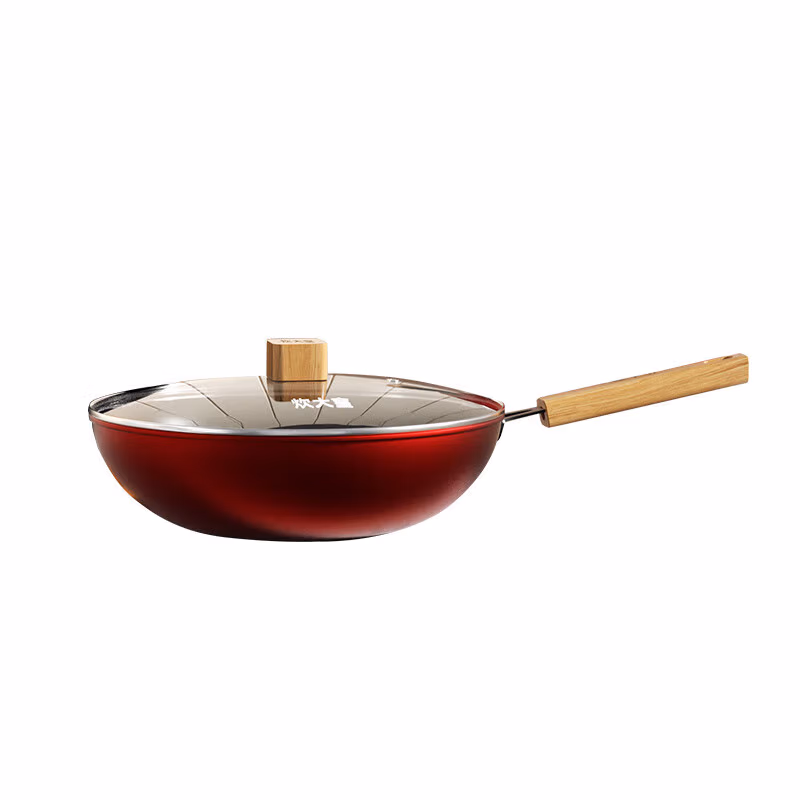 炊大皇 家和盛宴单炒锅 CDH-GTD215 炒锅32cm 含盖 6个/箱 (单位:个)(平台编码:571101)