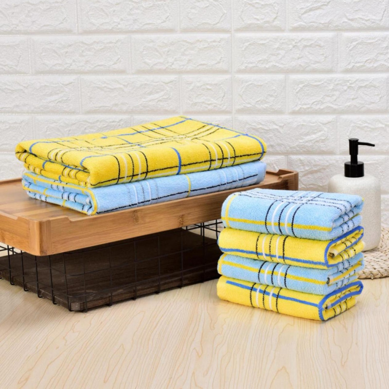 金号 爱丁堡/浴巾系列-19 单条浴巾两条毛巾巾选袋装 HY3169