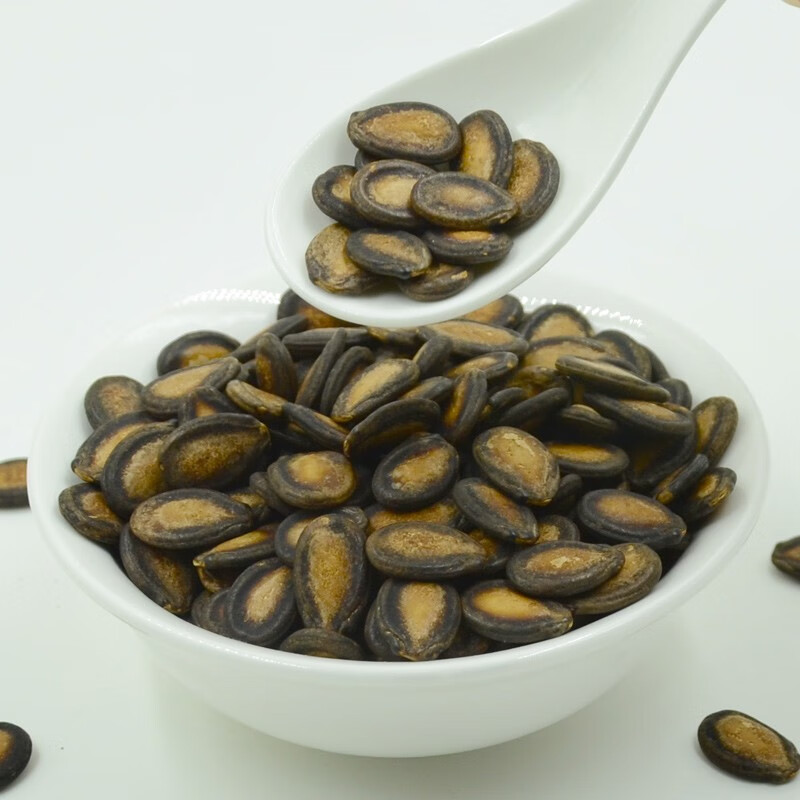 百联 瓜子福建特产甘草瓜子西瓜子大片桶装年货坚果炒货休闲零食特产500g