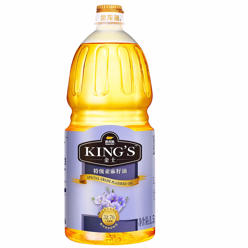 金龙鱼KING'S特级亚麻籽油/压榨/1.5L