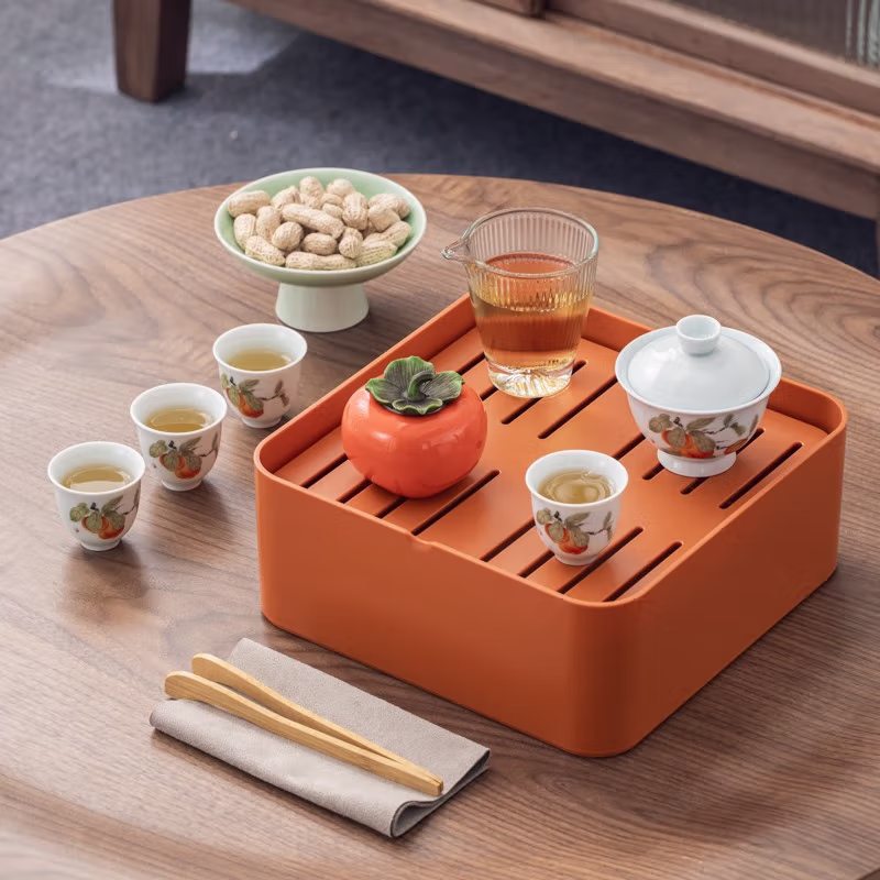 好事连连 便捷旅行泡茶器一壶四杯 A-680