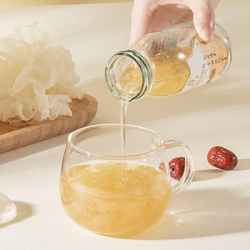 猫千岁燕窝银耳羹礼盒装220ml*12瓶 即食鲜炖银耳早餐饮料红枣枸杞汁