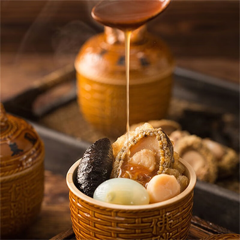 聚春园佛跳墙官方正宗珍鼎佛跳墙三坛装礼盒加热即食鲍鱼花胶年货送礼 珍鼎 300g *6（礼盒装）