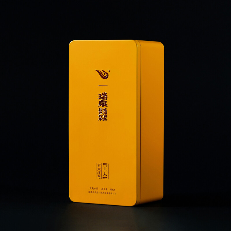 瑞泉岩茶 工夫岩大红袍 武夷山瑞泉岩正岩乌龙茶茶叶礼盒装 岩大红袍125g8.5g*15袋